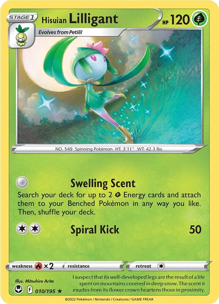 Hisuian Lilligant (010/195) [Sword & Shield: Silver Tempest] | Gam3 Escape