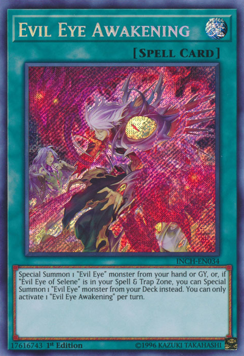 Evil Eye Awakening [INCH-EN034] Secret Rare | Gam3 Escape