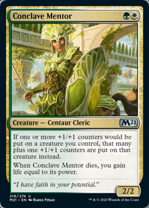 Conclave Mentor [Core Set 2021] | Gam3 Escape