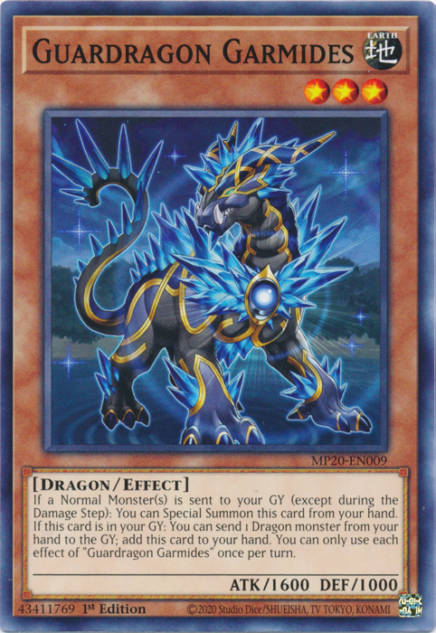 Guardragon Garmides [MP20-EN009] Common | Gam3 Escape