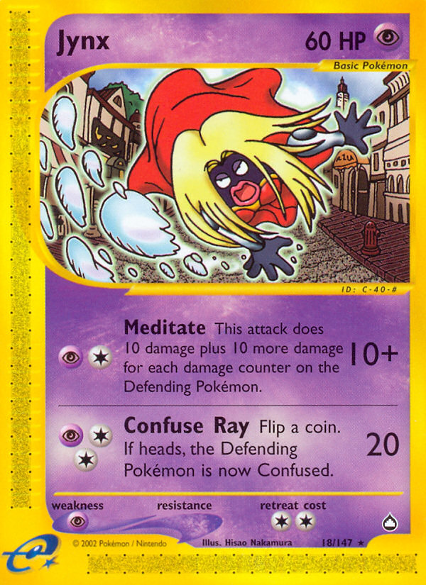 Jynx (18/147) [Aquapolis] | Gam3 Escape