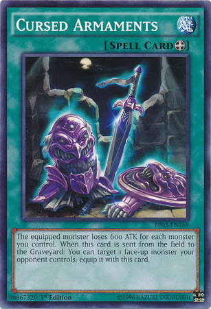 Cursed Armaments [BP03-EN169] Common | Gam3 Escape