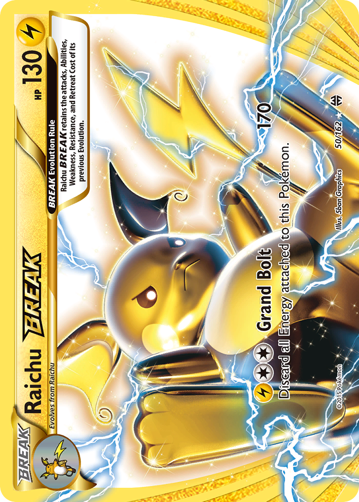 Raichu BREAK (50/162) [XY: BREAKthrough] | Gam3 Escape