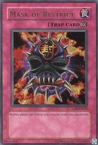 Mask of Restrict [LON-EN018] Ultra Rare | Gam3 Escape