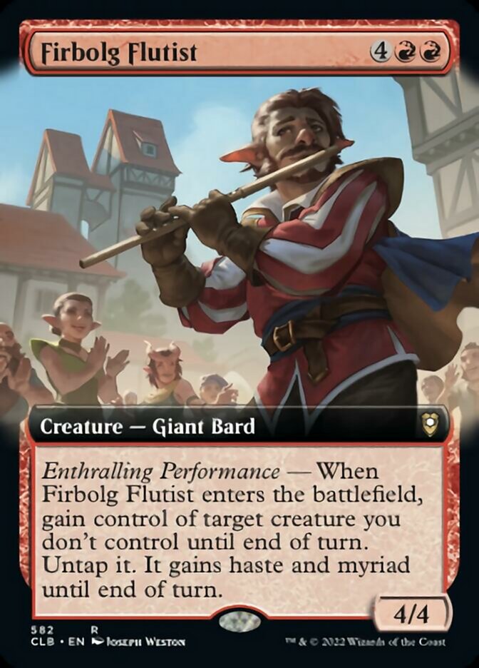 Firbolg Flutist (Extended Art) [Commander Legends: Battle for Baldur's Gate] | Gam3 Escape