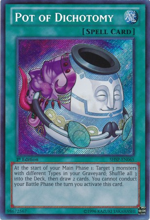 Pot of Dichotomy [SHSP-EN065] Secret Rare | Gam3 Escape