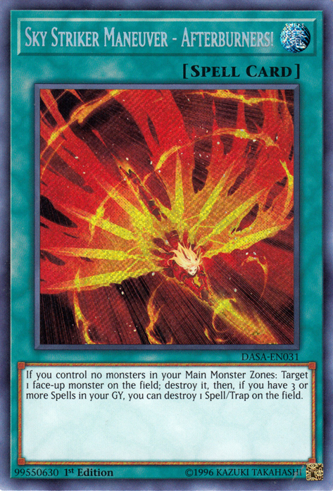 Sky Striker Maneuver - Afterburners! [DASA-EN031] Secret Rare | Gam3 Escape