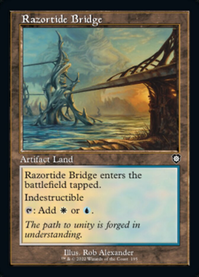 Razortide Bridge (Retro) [The Brothers' War Commander] | Gam3 Escape