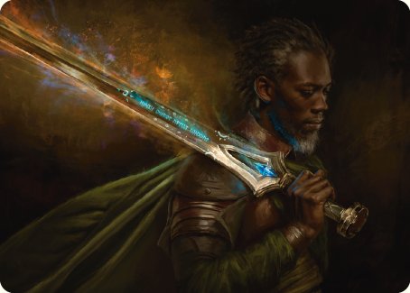 Anduril, Flame of the West Art Card [The Lord of the Rings: Tales of Middle-earth Art Series] | Gam3 Escape