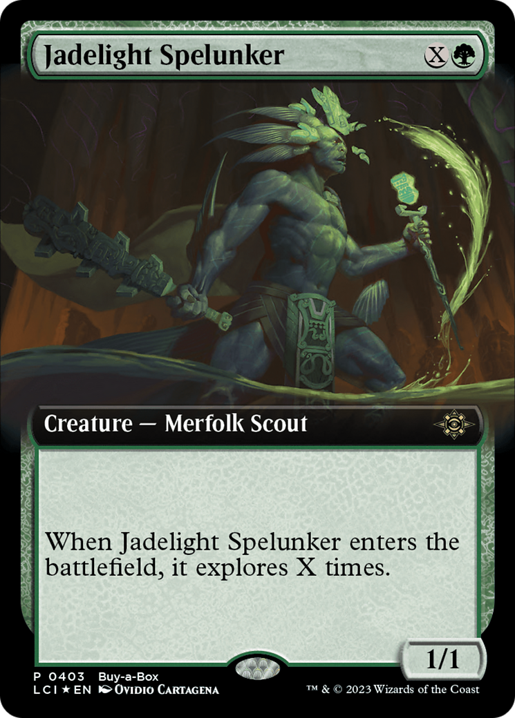 Jadelight Spelunker (Extended Art) (Buy-A-Box) [The Lost Caverns of Ixalan Promos] | Gam3 Escape