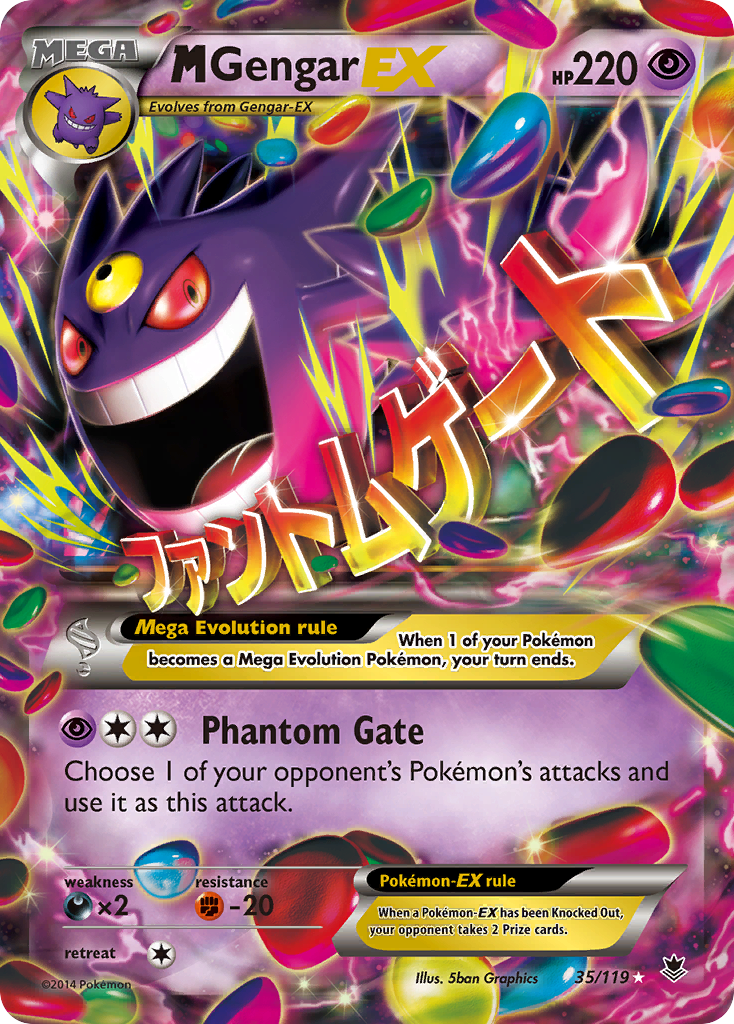 M Gengar EX (35/119) [XY: Phantom Forces] | Gam3 Escape