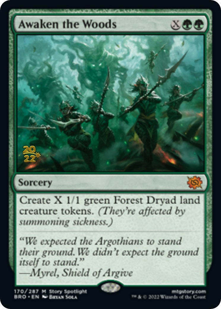 Awaken the Woods [The Brothers' War: Prerelease Promos] | Gam3 Escape