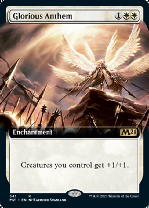 Glorious Anthem (Extended Art) [Core Set 2021] | Gam3 Escape