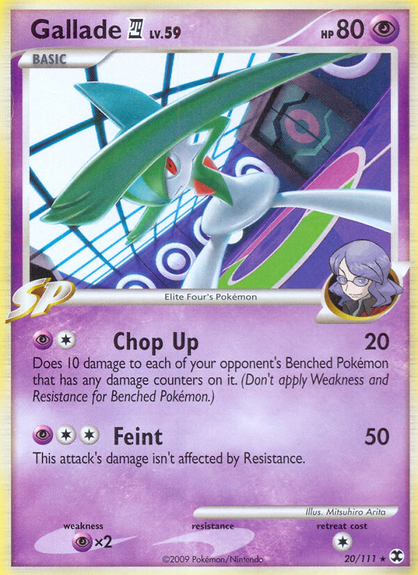 Gallade (20/111) [Platinum: Rising Rivals] | Gam3 Escape