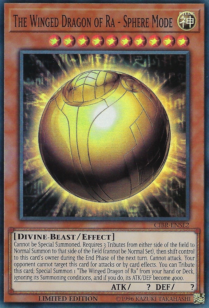 The Winged Dragon of Ra - Sphere Mode [CIBR-ENSE2] Super Rare | Gam3 Escape