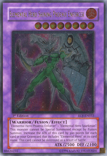 Elemental Hero Shining Phoenix Enforcer (UTR) [EOJ-EN033] Ultimate Rare | Gam3 Escape