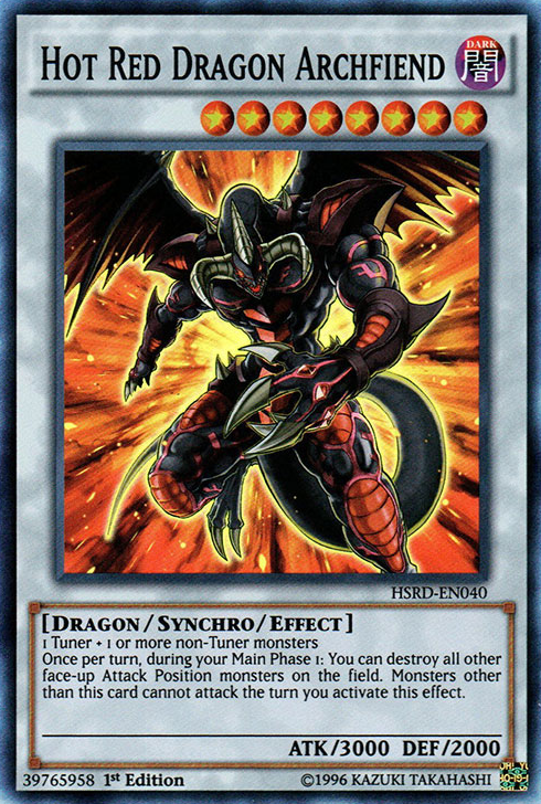 Hot Red Dragon Archfiend [HSRD-EN040] Super Rare | Gam3 Escape