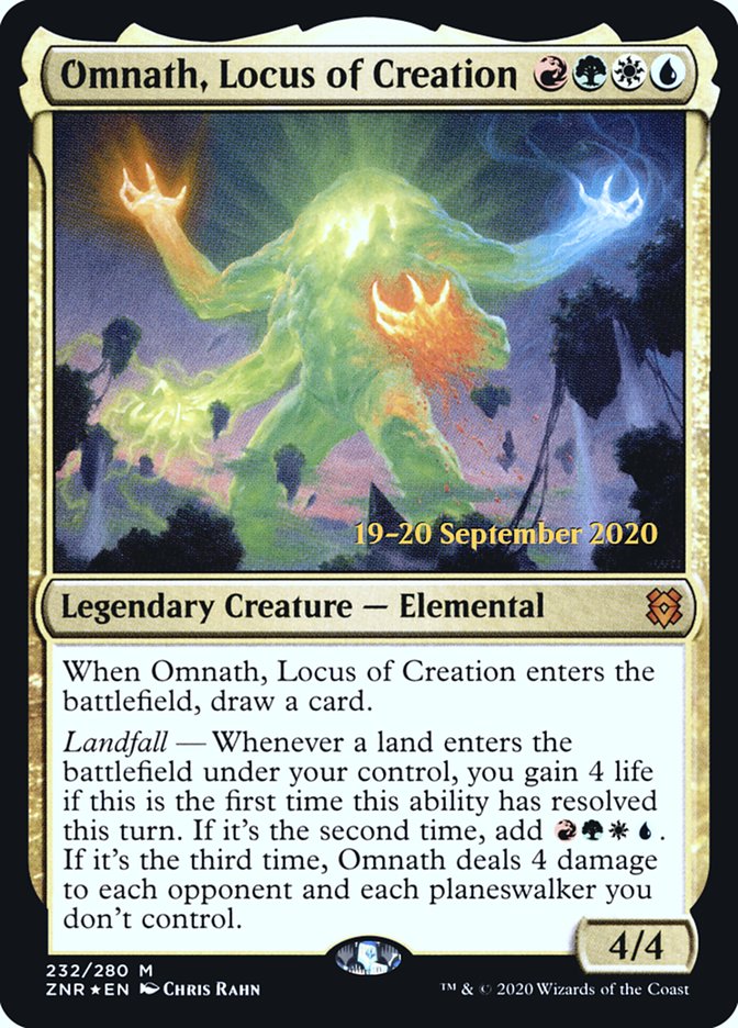 Omnath, Locus of Creation  [Zendikar Rising Prerelease Promos] | Gam3 Escape