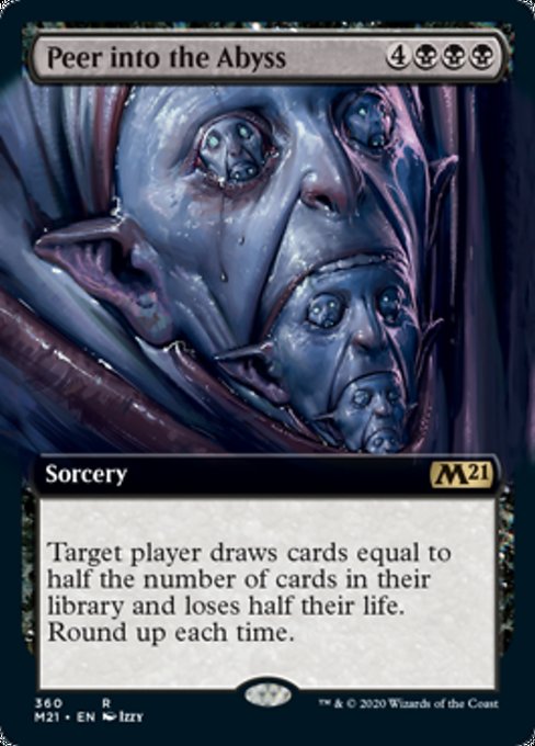 Peer Into the Abyss (Extended Art) [Core Set 2021] | Gam3 Escape