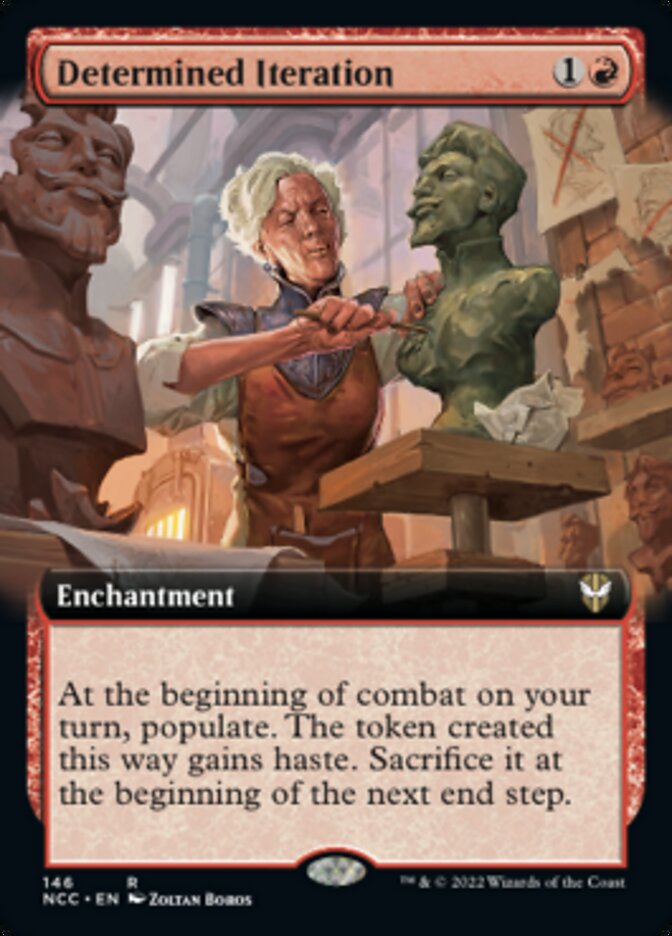 Determined Iteration (Extended Art) [Streets of New Capenna Commander] | Gam3 Escape