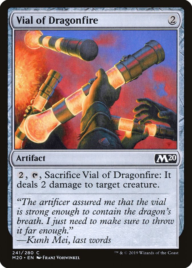 Vial of Dragonfire [Core Set 2020] | Gam3 Escape