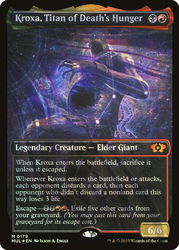 Kroxa, Titan of Death's Hunger (Halo Foil) [Multiverse Legends] | Gam3 Escape