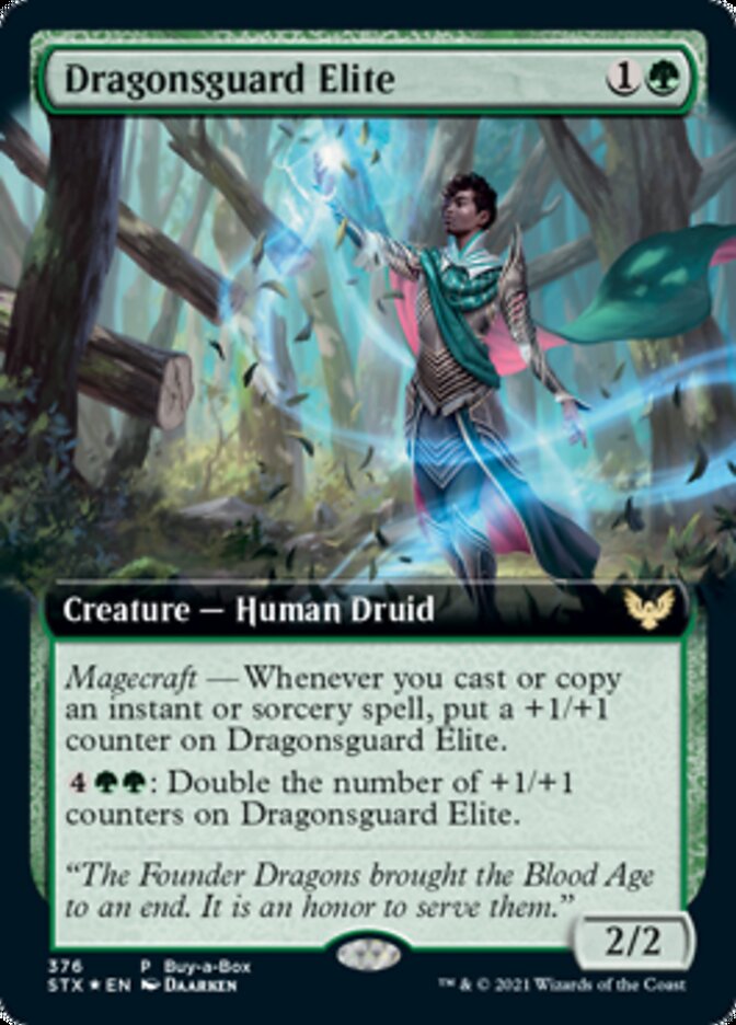 Dragonsguard Elite (Buy-A-Box) [Strixhaven: School of Mages Promos] | Gam3 Escape