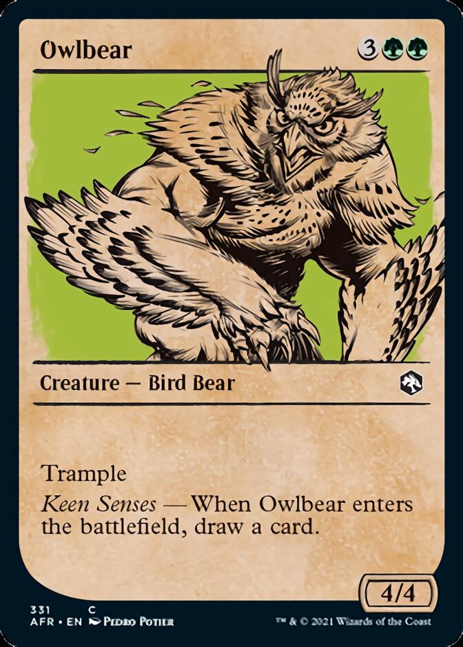Owlbear (Showcase) [Dungeons & Dragons: Adventures in the Forgotten Realms] | Gam3 Escape