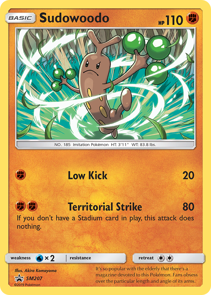 Sudowoodo (SM207) [Sun & Moon: Black Star Promos] | Gam3 Escape