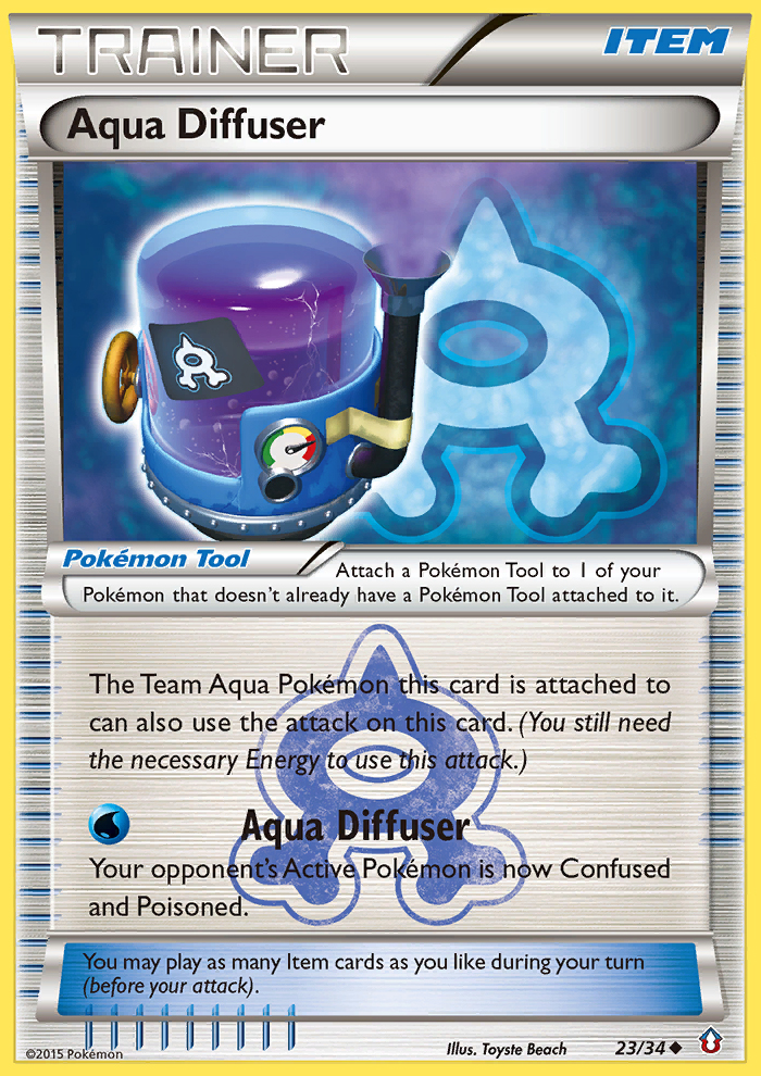 Aqua Diffuser (23/34) [XY: Double Crisis] | Gam3 Escape