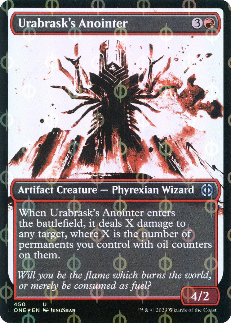 Urabrask's Anointer (Showcase Ichor Step-and-Compleat Foil) [Phyrexia: All Will Be One] | Gam3 Escape