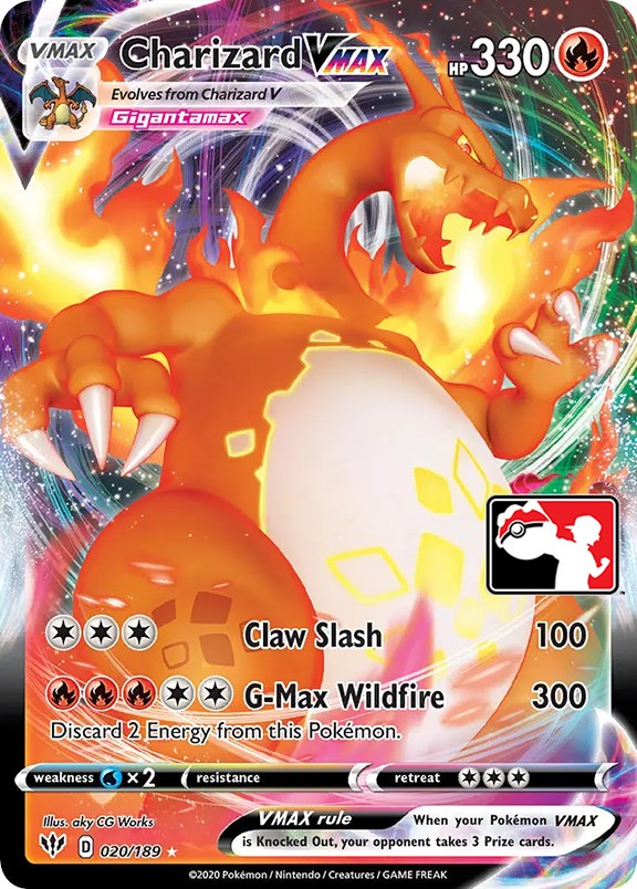 Charizard VMAX (020/189) [Prize Pack Series One] | Gam3 Escape