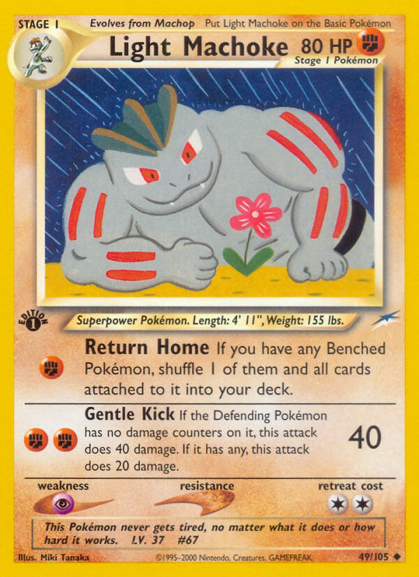 Light Machoke (49/105) [Neo Destiny 1st Edition] | Gam3 Escape