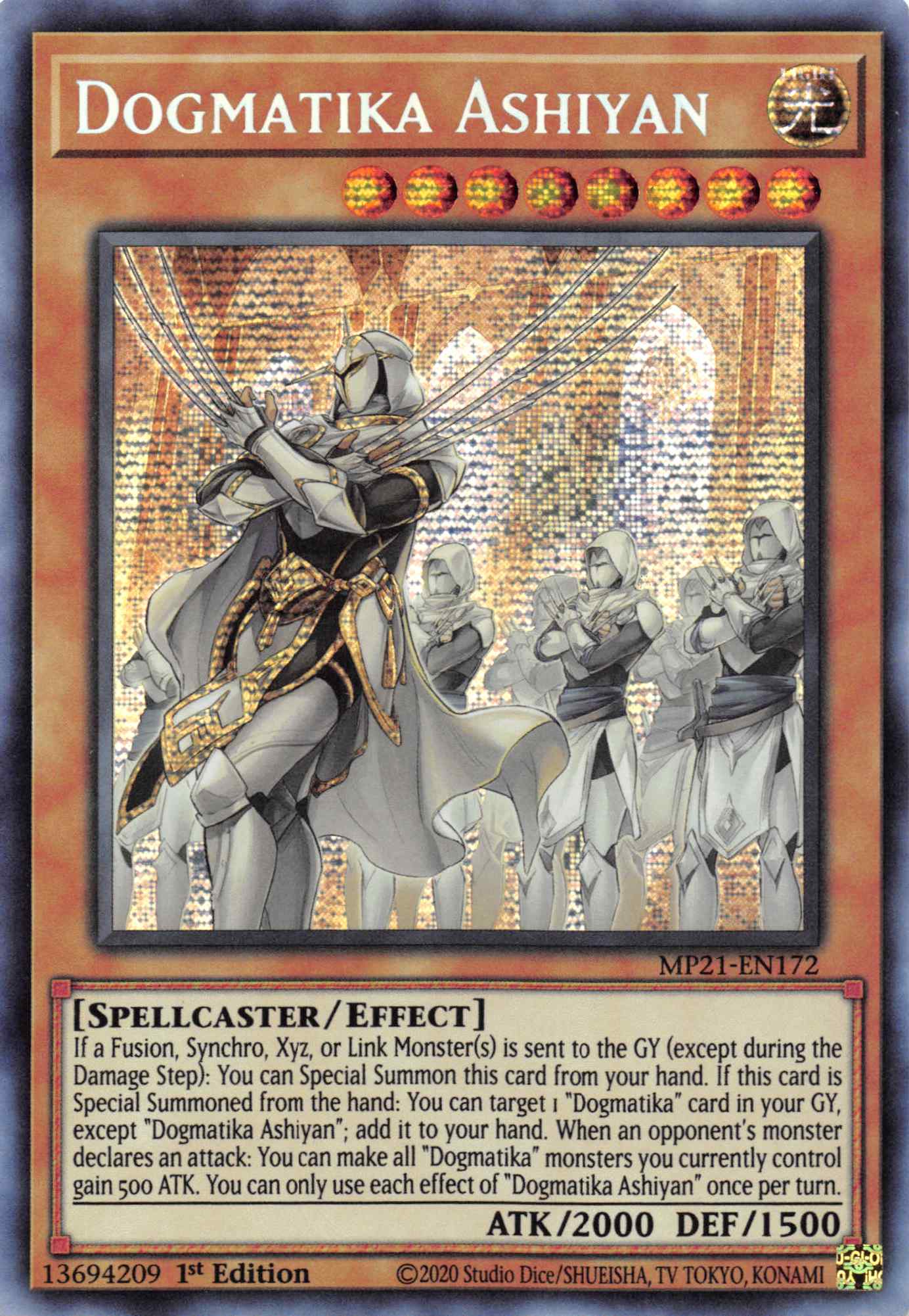 Dogmatika Ashiyan [MP21-EN172] Prismatic Secret Rare | Gam3 Escape