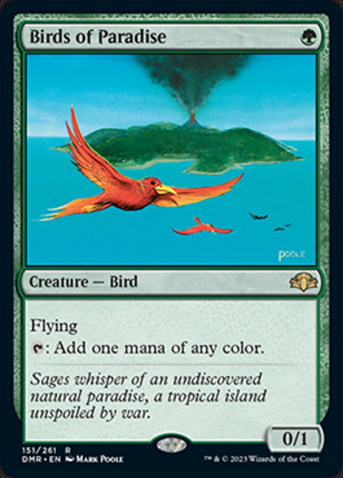 Birds of Paradise [Dominaria Remastered] | Gam3 Escape