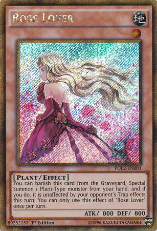 Rose Lover [PGL2-EN003] Gold Secret Rare | Gam3 Escape