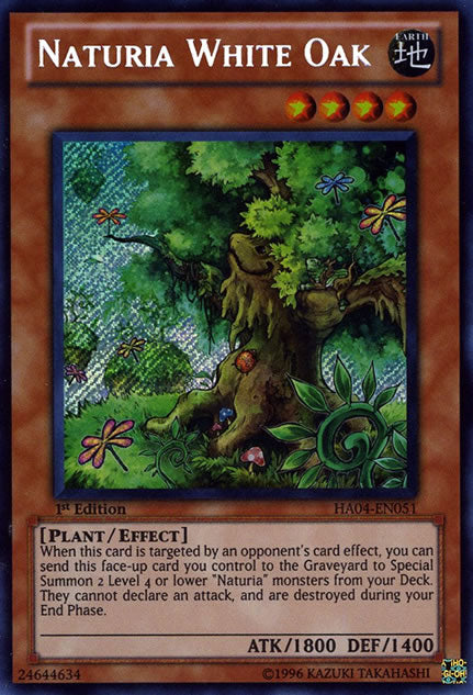 Naturia White Oak [HA04-EN051] Secret Rare | Gam3 Escape