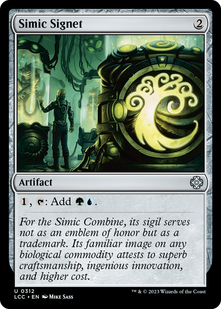 Simic Signet [The Lost Caverns of Ixalan Commander] | Gam3 Escape