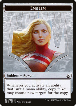 Emblem - Rowan [Battlebond Tokens] | Gam3 Escape