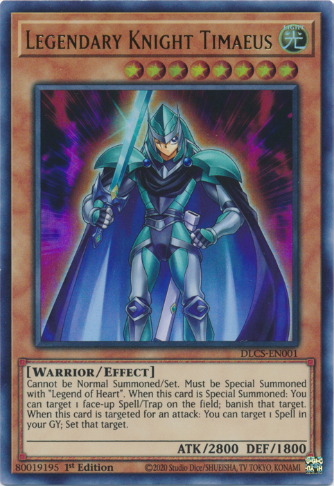 Legendary Knight Timaeus [DLCS-EN001] Ultra Rare | Gam3 Escape