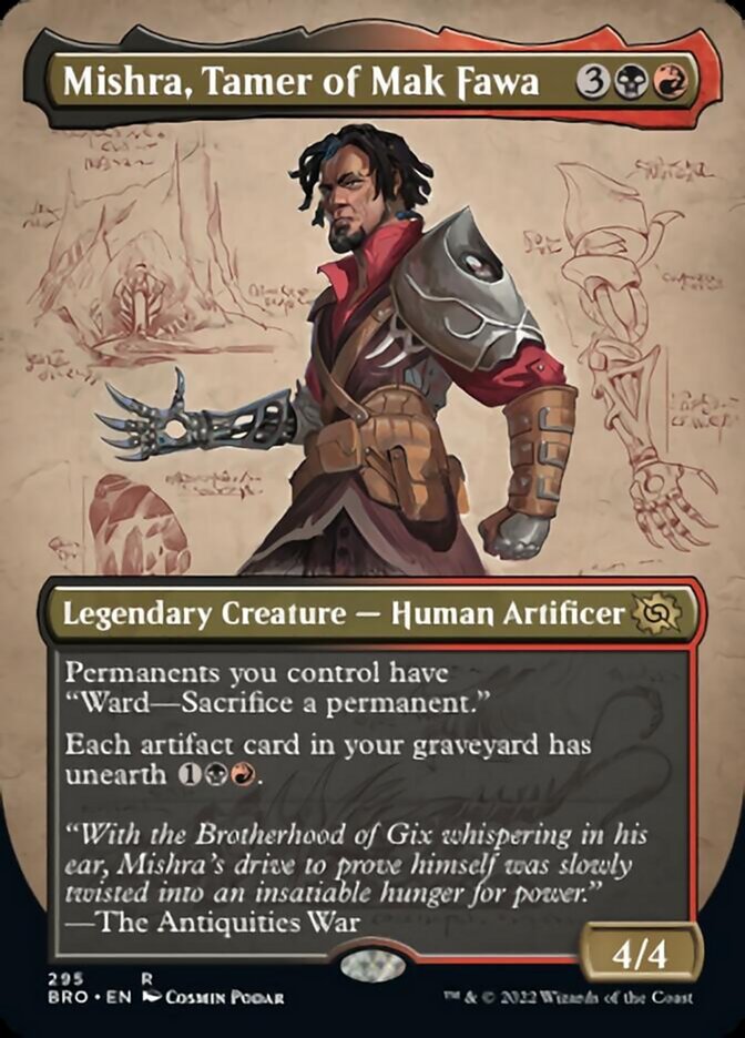 Mishra, Tamer of Mak Fawa (Borderless Alternate Art) [The Brothers' War] | Gam3 Escape