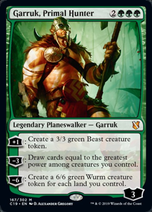 Garruk, Primal Hunter [Commander 2019] | Gam3 Escape