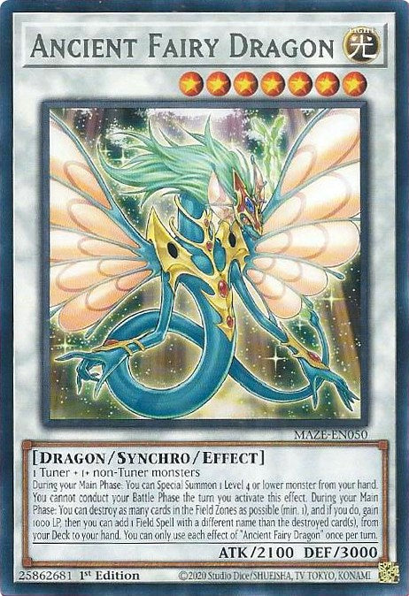 Ancient Fairy Dragon [MAZE-EN050] Rare | Gam3 Escape