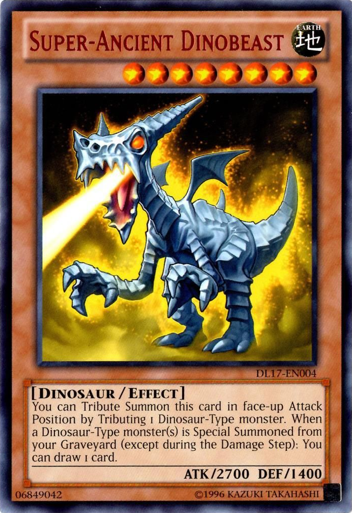 Super-Ancient Dinobeast (Red) [DL17-EN004] Rare | Gam3 Escape