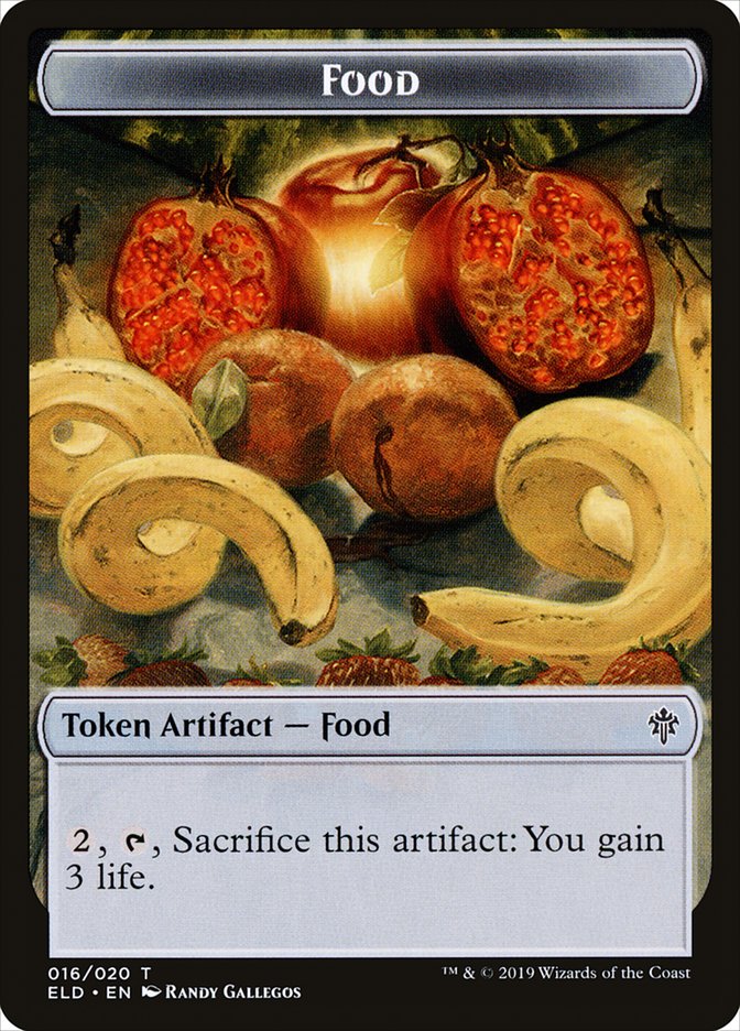 Food (016/020) [Throne of Eldraine Tokens] | Gam3 Escape