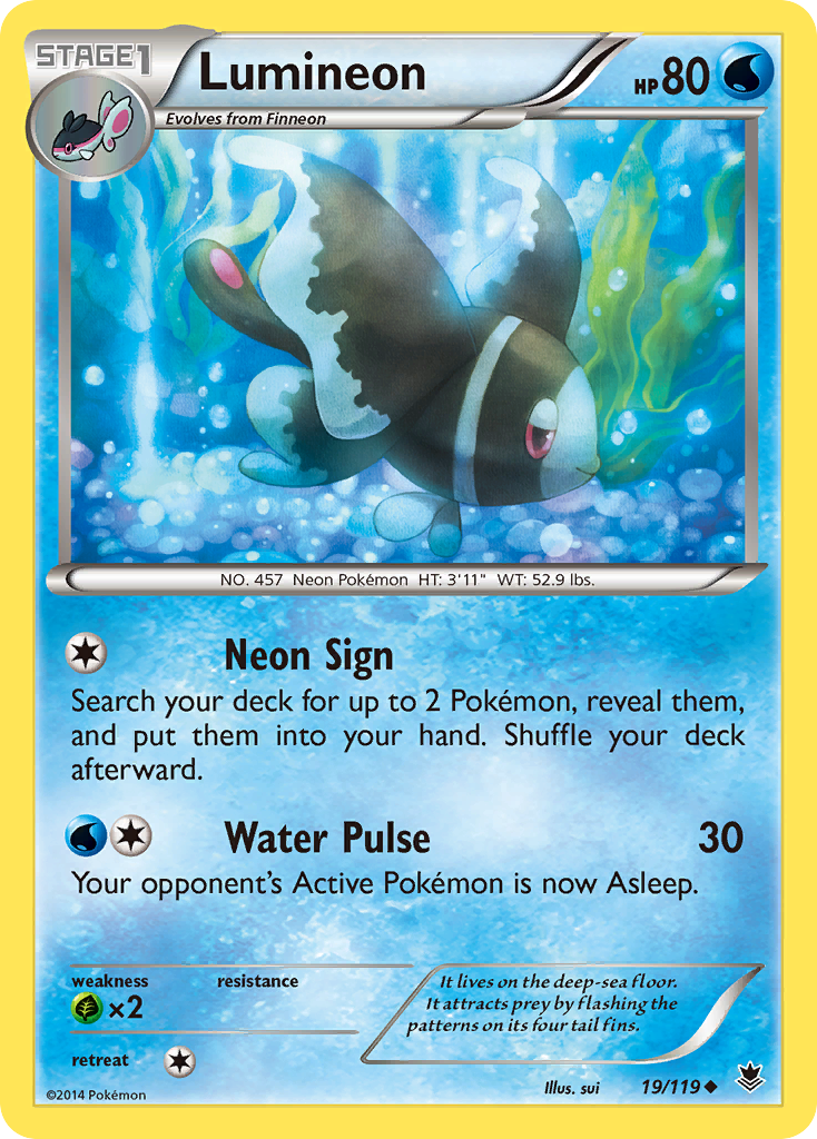 Lumineon (19/119) [XY: Phantom Forces] | Gam3 Escape