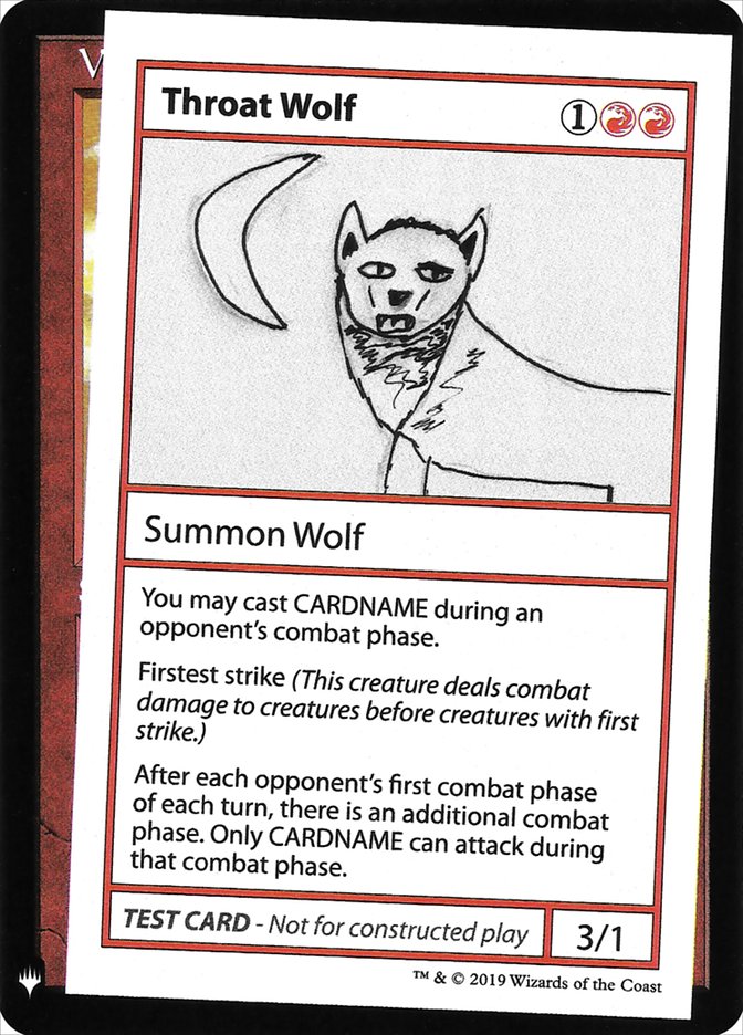 Throat Wolf [Mystery Booster Playtest Cards] | Gam3 Escape
