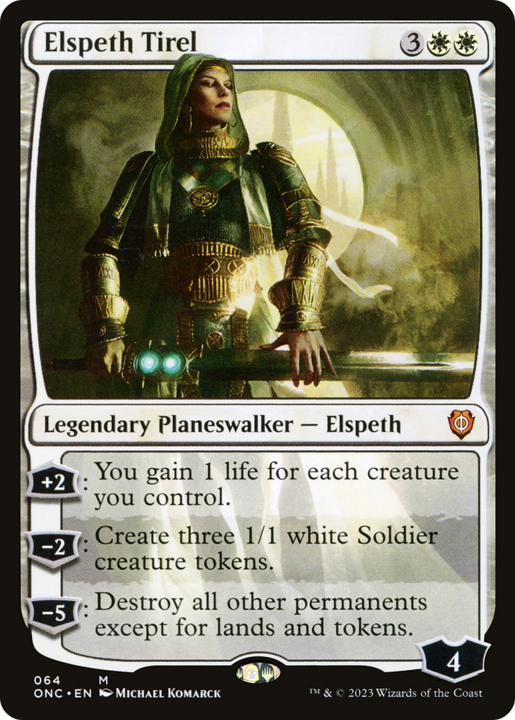 Elspeth Tirel [Phyrexia: All Will Be One Commander] | Gam3 Escape