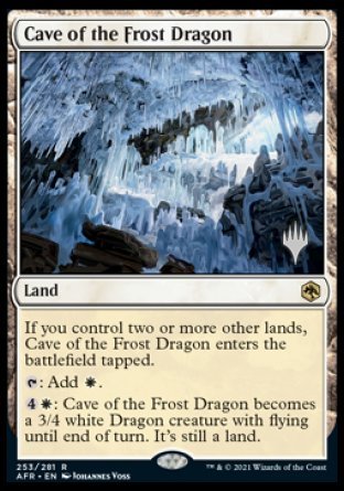 Cave of the Frost Dragon (Promo Pack) [Dungeons & Dragons: Adventures in the Forgotten Realms Promos] | Gam3 Escape