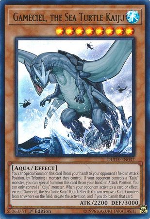 Gameciel, the Sea Turtle Kaiju [DUDE-EN037] Ultra Rare | Gam3 Escape